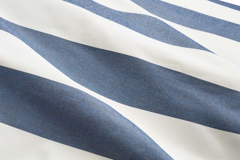 Fatboy فوتزاك الأصلي من فات بوي، كيس حبوب عائم، كيس حبوب قابل للتعديل، مناسب للاستخدام في حمام السباحة الداخلي والخارجي، قماش مقاوم للماء، مناسب للحمام والشاطئ 134 × 180 سم (خطوط زرقاء محيطية) - Image 4